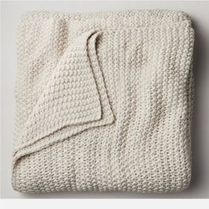 CASALUNA king size knit blanket